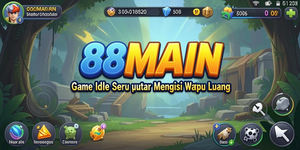 Tangkapan layar gameplay 88MAIN yang menampilkan mekanisme Idle yang menarik.