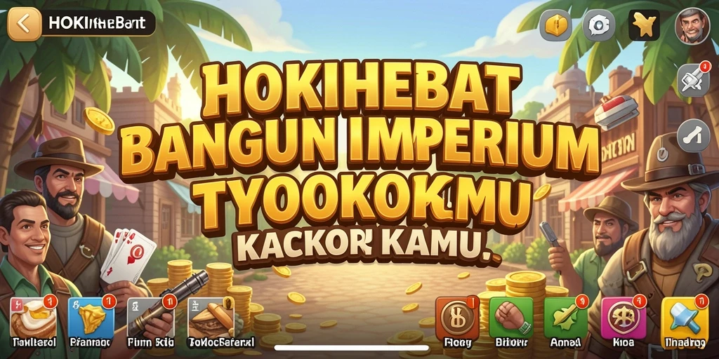 Screenshot utama HOKIHEBAT menunjukkan serunya gameplay Tycoon.