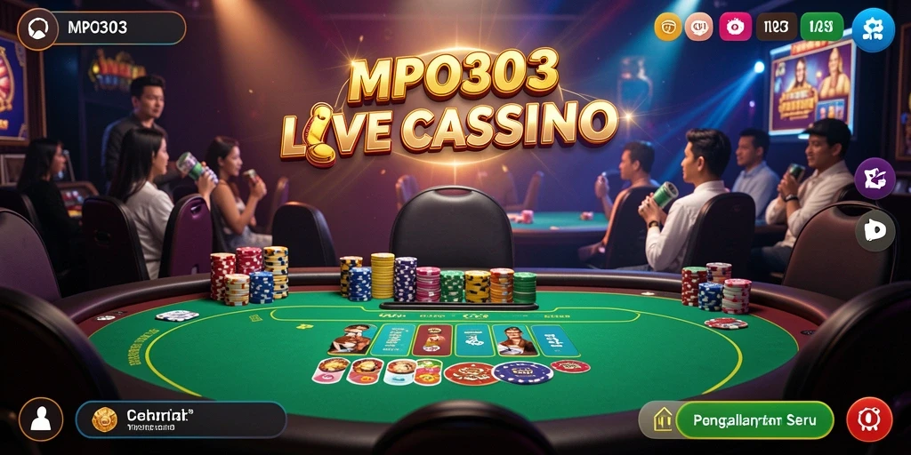 Gameplay seru dan interaktif dalam aplikasi Live Casino.