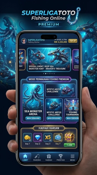 Tampilan utama aplikasi superligatoto dengan pilihan aplikasi yang beragam.